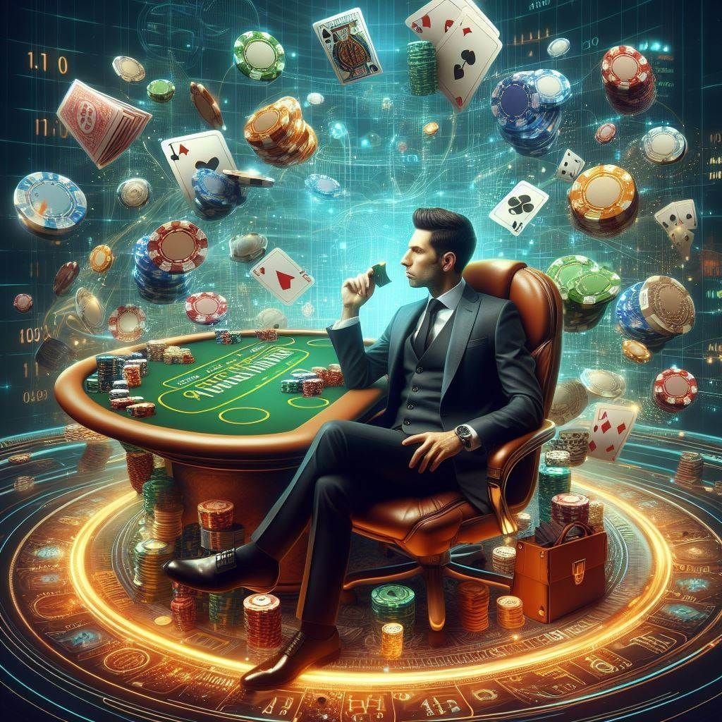 Pengguna membaca syarat promosi online